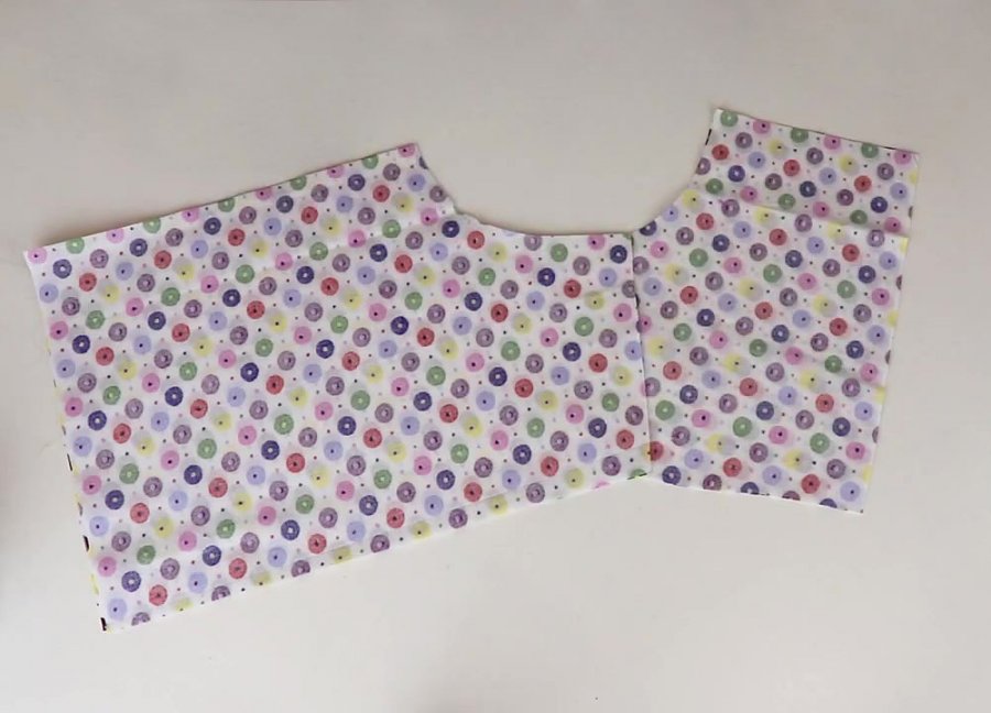 Пошив плечевой накладки с сантиметровой лентой: шаг 3