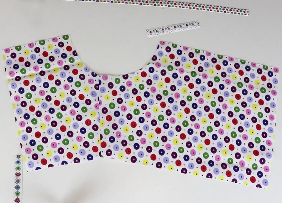 Пошив плечевой накладки с сантиметровой лентой: шаг 4