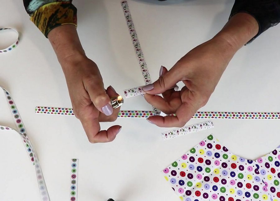 Пошив плечевой накладки с сантиметровой лентой: шаг 5