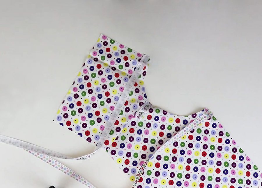 Пошив плечевой накладки с сантиметровой лентой: шаг 6