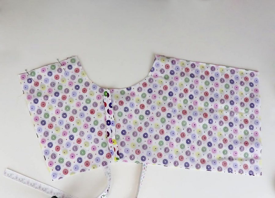 Пошив плечевой накладки с сантиметровой лентой: шаг 7