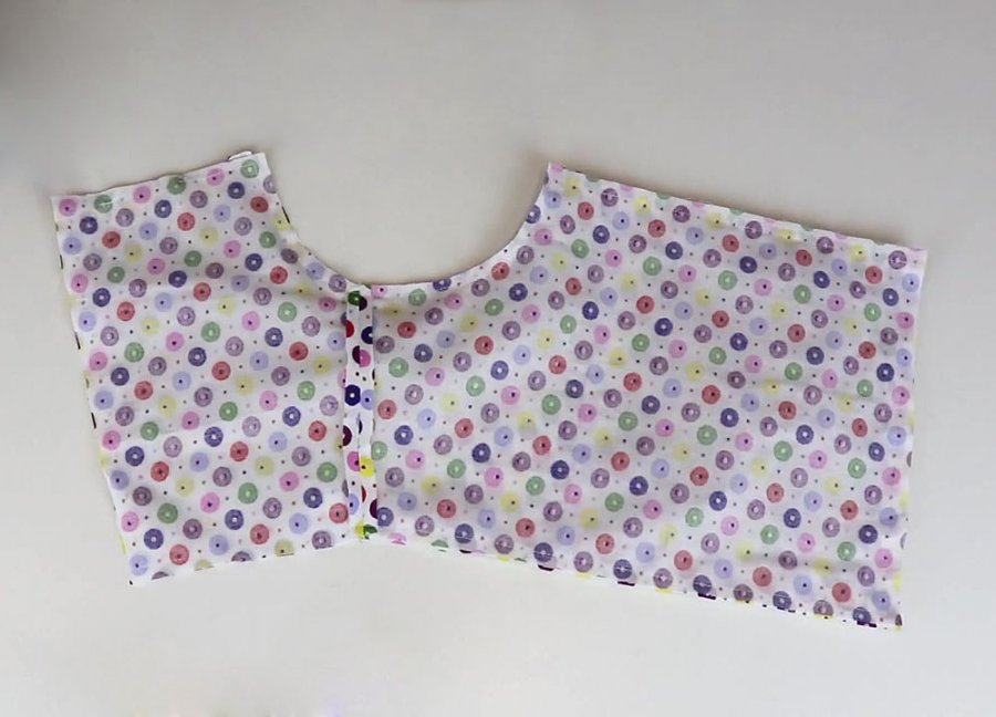 Пошив плечевой накладки с сантиметровой лентой: шаг 8