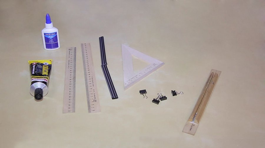 Материалы для изготовления угловой линейки Как сделать угловую линейку для снятия мерок