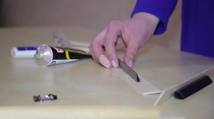 Изготовление угловой линейки: шаг 7 Изготовление угловой линейки: шаг 7