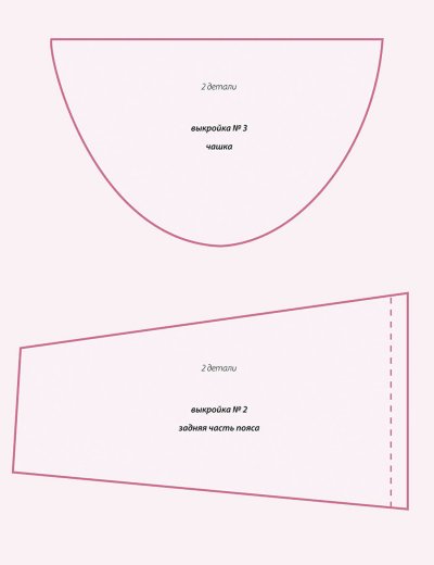 Выкройка бюстгальтера брасьер