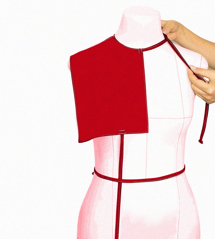 Плечевая накладка с бейками