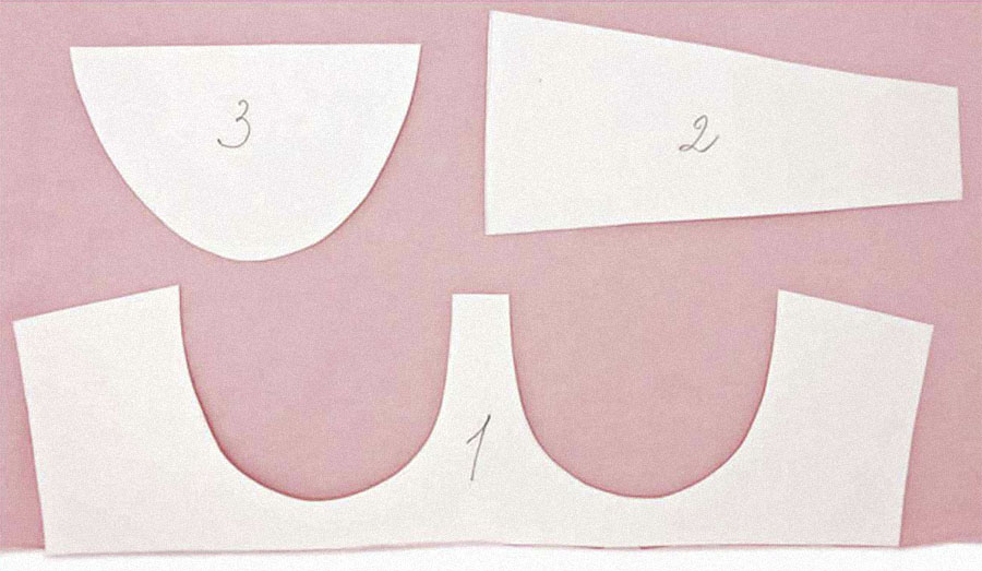 Пошив бюстгальтера брасьер: шаг 1