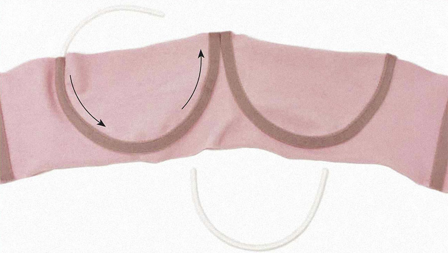 Пошив бюстгальтера брасьер: шаг 12