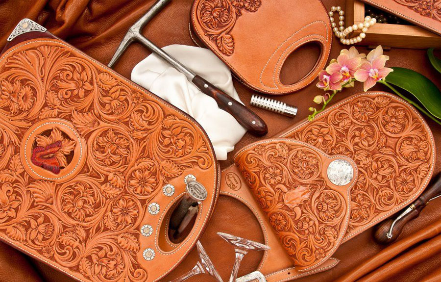 Виды художественной обработки кожи